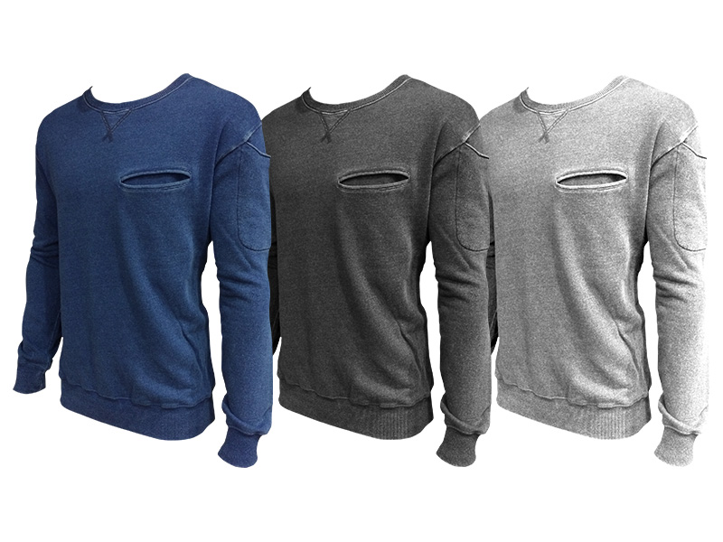 TMF-6001 デニムスウェットトレーナー