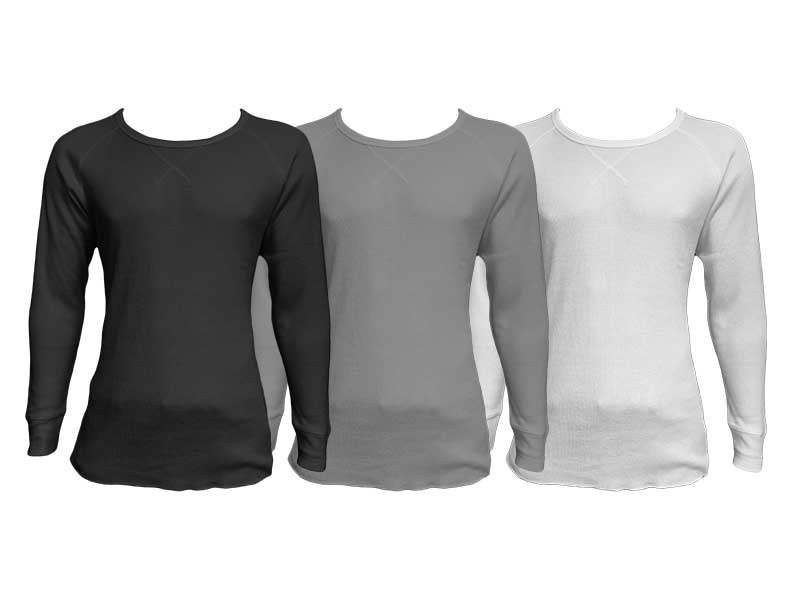 TMF-6020 サーマル長袖Tシャツ 丸首